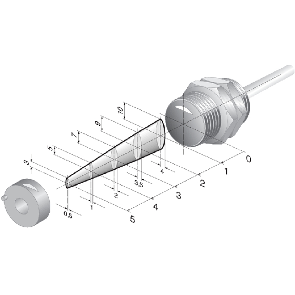 Int.de séc. magnétique codé M30 (sans act.) 1NO/1NF, C1m - BNS 303-11Z Int.de séc. magnétique codé M30 (sans act.) 1NO/1NF, C1m - BNS 303-11Z-Lire la description