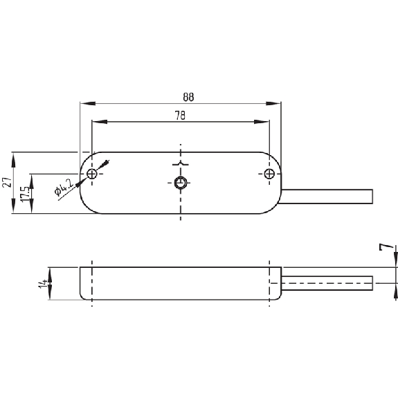 Int.de séc. magnétique codé (sans act.) 1NO+2NF Inox, C5m - BNS 40S-12Z 5,0M Int.de séc. magnétique codé (sans act.) 1NO+2NF Inox, C5m - BNS 40S-12Z 5,0M-Lire la description
