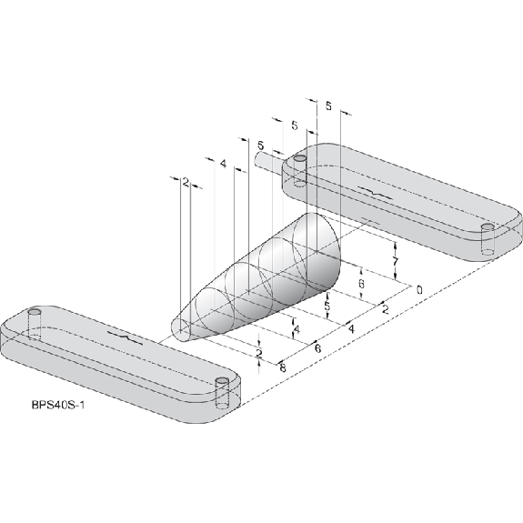 Int.de séc. magnétique codé (sans act.) Led, 1NO+2NF Inox, C1m - BNS 40S-12ZG Int.de séc. magnétique codé (sans act.) Led, 1NO+2NF Inox, C1m - BNS 40S-12ZG-Lire la description
