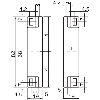 Int. de séc. magnétique (avec act.) Reed Sao=5mm 1NO+1NF, câble 10m - RE300-DA10P