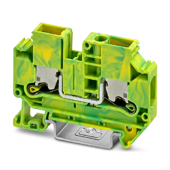 Bloc de jonction de protection, Push-X, 0,5 - 10mm², vert/jaune - XTV 6-PE-Lire la description