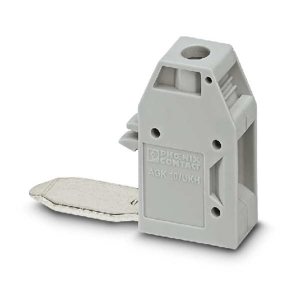 Bloc de jonction de dérivation, à vis, 0,5 - 10mm², 57A, 1000V, gris - AGK 10-UKH 50 Bloc de jonction de dérivation, à vis, 0,5 - 10mm², 57A, 1000V, gris - AGK 10-UKH 50-Lire la description