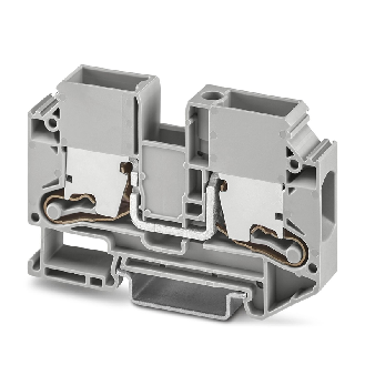 Bloc de jonction simple, Push-X, 2,5 - 25mm², 76A, 1000V, gris - XTV 16-Lire la description