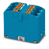 Bloc distributeur, 450V, 24A, Push-in, 6x 0,14-4mm², bleu - PTFIX 6X2,5 BU
