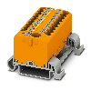 Bloc distributeur, 690V, 24A, Push-in, 19x 0,14-4mm², orange - PTFIX 6/18X2,5-NS35A OG