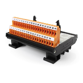 Interface HE10 40 pôles 1A, bornes 2 étages (113x82x65mm) - 21E014008 | EDF40-Lire la description