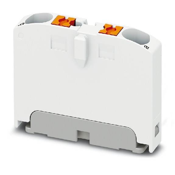 Bloc distributeur, 450V, 24A, Push-in, 2x 0,14-4mm², blanc - PTFIX 2X2,5 WH Bloc distributeur, 450V, 24A, Push-in, 2x 0,14-4mm², blanc - PTFIX 2X2,5 WH-Lire la description