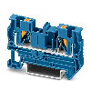 Bloc de jonction simple, Push-in, 0,2 - 6mm², 32A, 800V, bleu - PT 4 BU