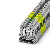 Bloc de jonction de protection, à vis, 0,5 - 16 mm², vert/jaune - UT 10-PE Bloc de jonction de protection, à vis, 0,5 - 16 mm², vert/jaune - UT 10-PE