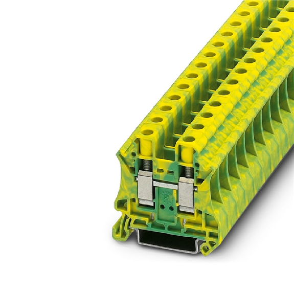 Bloc de jonction de protection, à vis, 0,5 - 16 mm², vert/jaune - UT 10-PE Bloc de jonction de protection, à vis, 0,5 - 16 mm², vert/jaune - UT 10-PE-Lire la description