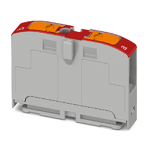 Bloc distributeur, Push-in, 2x 2,5mm², 24A, rouge - PTVFIX 2X2,5 RD-Leggi tutto