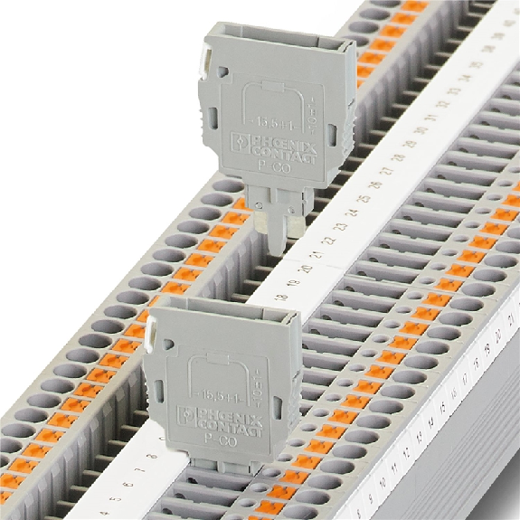 Bloc de jonction à fonction, Push-in, 0,14 - 4mm², 20A, 400V, gris - PT 2,5-TG Bloc de jonction à fonction, Push-in, 0,14 - 4mm², 20A, 400V, gris - PT 2,5-TG-Lire la description