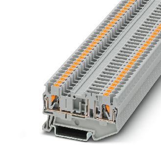 Bloc de jonction à fonction, Push-in, 0,14 - 4mm², 20A, 400V, gris - PT 2,5-TG-Lire la description