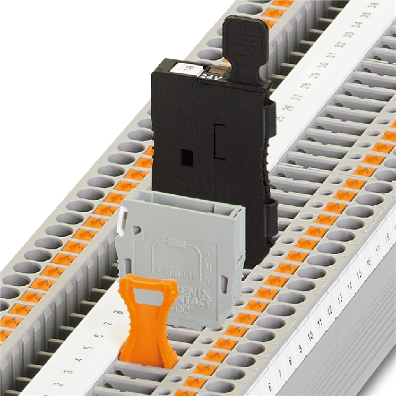 Bloc de jonction à fonction, Push-in, 0,14 - 4mm², 20A, 400V, gris - PT 2,5-TG Bloc de jonction à fonction, Push-in, 0,14 - 4mm², 20A, 400V, gris - PT 2,5-TG-Lire la description