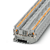 Bloc de jonction à fonction, Push-in, 0,14 - 4mm², 20A, 400V, gris - PT 2,5-TG Bloc de jonction à fonction, Push-in, 0,14 - 4mm², 20A, 400V, gris - PT 2,5-TG