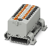 Bloc distributeur, 690V, 24A, Push-in, 19x 0,14-4mm², gris - PTFIX 6/18X2,5-NS35A GY Bloc distributeur, 690V, 24A, Push-in, 19x 0,14-4mm², gris - PTFIX 6/18X2,5-NS35A GY