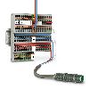 Bloc de jonction capteurs/actionneurs, Push-in, 0,14-1,5mm², gris - PTIO 1,5/S/4 Bloc de jonction capteurs/actionneurs, Push-in, 0,14-1,5mm², gris - PTIO 1,5/S/4