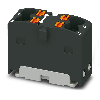 Bloc distributeur, 450V, 17,5A, Push-in, 4x 0,14-2,5mm², noir - PTFIX 4X1,5 BK
