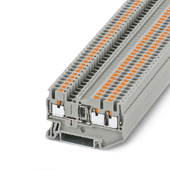 Bloc de jonction avec diode, Push-in, 0,14 -4 mm², 0,5A, 800V, gris - PT 2,5-TWIN-DIO/R-L Bloc de jonction avec diode, Push-in, 0,14 -4 mm², 0,5A, 800V, gris - PT 2,5-TWIN-DIO/R-L-Lire la description