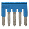 Pontage sécable bleu, 5 pôles, pour bornes Push-In + de 2,5mm² - XW5S-P2.5-5BL Pontage sécable bleu, 5 pôles, pour bornes Push-In + de 2,5mm² - XW5S-P2.5-5BL