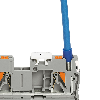Bloc de jonction simple, Push-in, 0,14 - 1,5mm², 17,5A, 500V, bleu - PT 1,5/S-TWIN BU Bloc de jonction simple, Push-in, 0,14 - 1,5mm², 17,5A, 500V, bleu - PT 1,5/S-TWIN BU