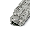 Bloc de jonction à 2 étages, à vis, 0,2 - 4mm², 24A, 500V, gris - UKK 3 Bloc de jonction à 2 étages, à vis, 0,2 - 4mm², 24A, 500V, gris - UKK 3