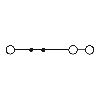 Bloc de jonction simple, Push-in, à vis, 0,14 - 4mm², 24A, 800V, gris - PTU 2,5-TWIN Bloc de jonction simple, Push-in, à vis, 0,14 - 4mm², 24A, 800V, gris - PTU 2,5-TWIN