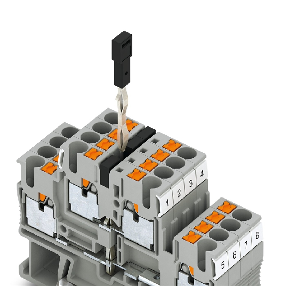 Bloc de jonction de protection, Push-in, 0,14 - 1,5mm, vert/jaune - PTTBS 1,5/S-PE Bloc de jonction de protection, Push-in, 0,14 - 1,5mm, vert/jaune - PTTBS 1,5/S-PE-Lire la description