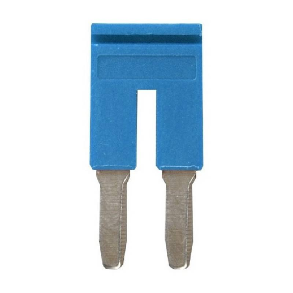 Pontage sécable bleu, 2 pôles, pour bornes Push-In + de 4,0mm² - XW5S-P4.0-2BL-Lire la description