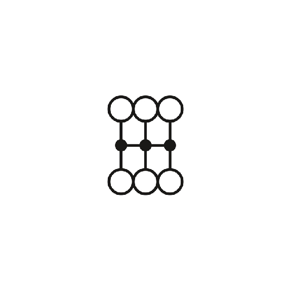 Bloc distributeur, 450V, 17,5A, Push-in, 6x 0,14-2,5mm², jaune - PTFIX 6X1,5 YE Bloc distributeur, 450V, 17,5A, Push-in, 6x 0,14-2,5mm², jaune - PTFIX 6X1,5 YE-Lire la description