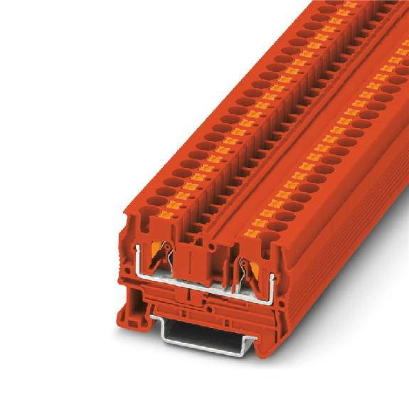 Bloc de jonction simple, Push-in, 0,2 - 6mm², 32A, 800V, rouge - PT 4 RD Bloc de jonction simple, Push-in, 0,2 - 6mm², 32A, 800V, rouge - PT 4 RD-Lire la description