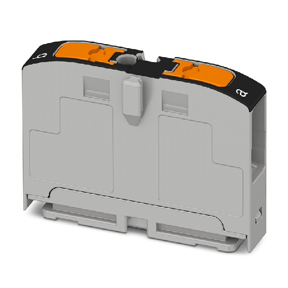 Bloc distributeur, Push-in, 2x 2,5mm², 24A, noir - PTVFIX 2X2,5 BK Bloc distributeur, Push-in, 2x 2,5mm², 24A, noir - PTVFIX 2X2,5 BK-Lire la description