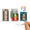 Bloc distributeur, 690V, 24A, Push-in, 18x 0,14-4mm², orange - PTFIX 18X2,5-NS35 OG Bloc distributeur, 690V, 24A, Push-in, 18x 0,14-4mm², orange - PTFIX 18X2,5-NS35 OG