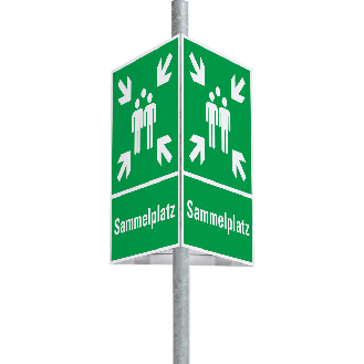 Sammelstellenschilderset aus Aluminium 400x600mm-Beschreibung lesen