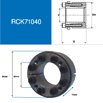 CMW - Klemmring RCK71 Durchmesser 40 X 65-Beschreibung lesen