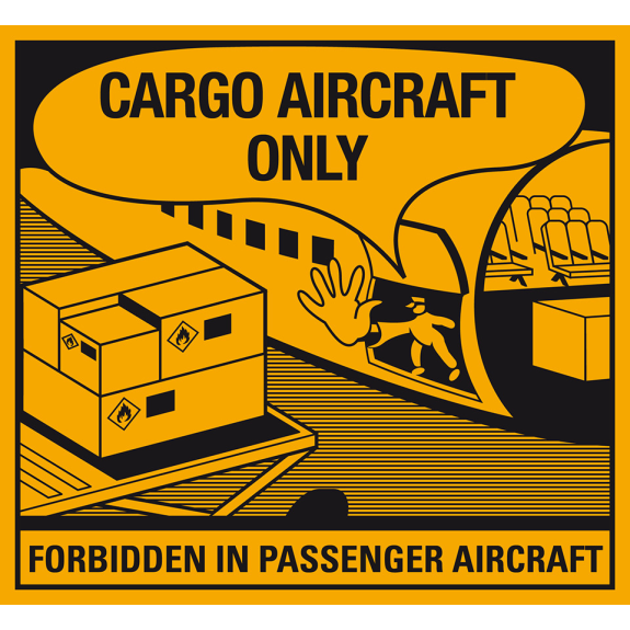 Verpackungsetikett Cargo Aircraft only, Haftpapier, permanent, 115x125mm, 1000/Rolle Verpackungsetikett Cargo Aircraft only, Haftpapier, permanent, 115x125mm, 1000/Rolle-Beschreibung lesen