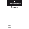 Qualitätsanhänger Qualitätskontrolle-Freigabe, Karton, 80x150mm, 50/VE Qualitätsanhänger Qualitätskontrolle-Freigabe, Karton, 80x150mm, 50/VE