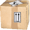 Verpackungskennzeichen Oben, Folie, seewasserbeständig, 74x105mm, IMDG-Code, ADR