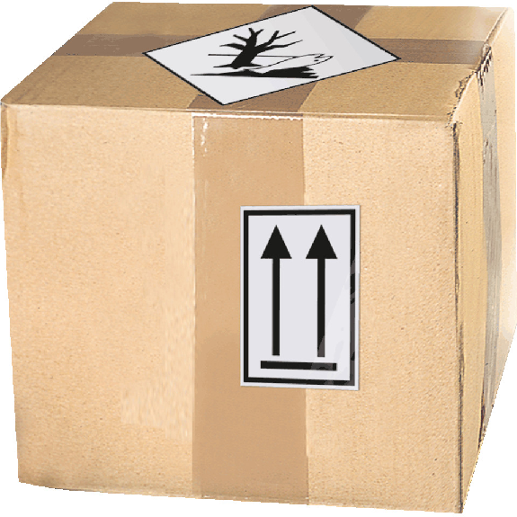 Verpackungskennzeichen Oben, Folie, seewasserbeständig, 74x105mm, IMDG-Code, ADR-Beschreibung lesen