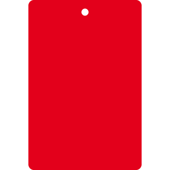 Kollianhänger, zum Selbstbeschriften, rot, Kunststoff, 1 Stanzloch, 64x120mm, 500/VE Kollianhänger, zum Selbstbeschriften, rot, Kunststoff, 1 Stanzloch, 64x120mm, 500/VE-Beschreibung lesen