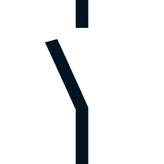 Symbol Leistungsschalter, für Blindschaltbilder, Folie, selbstklebend, 60x35mm-Beschreibung lesen