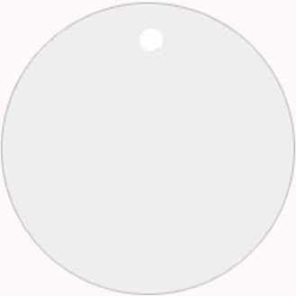 Schlüsselmarken, blanko, weiß, Kunststoff, Ø 30mm, 100/VE-Beschreibung lesen