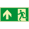 PERMALIGHT power langnachleuchtend XXL-Rettungszeichen Notausgang geradeaus, ASR, Alu-Verbund, 1200x600mm PERMALIGHT power langnachleuchtend XXL-Rettungszeichen Notausgang geradeaus, ASR, Alu-Verbund, 1200x600mm