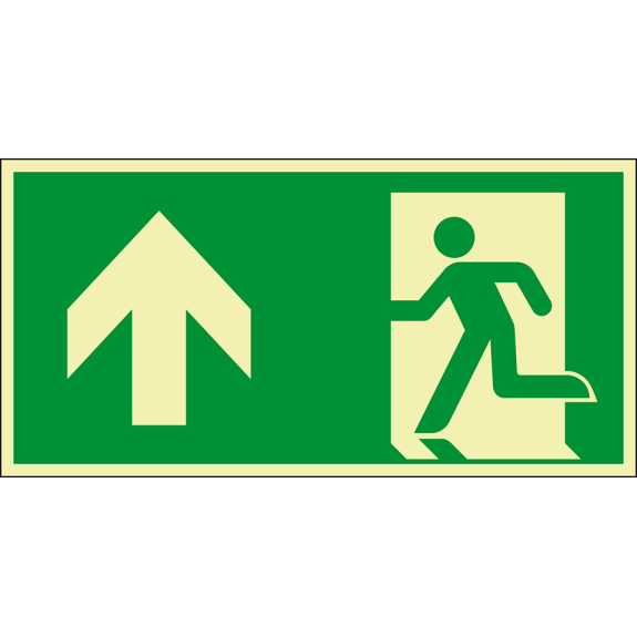 PERMALIGHT power langnachleuchtend XXL-Rettungszeichen Notausgang geradeaus, ASR, Alu-Verbund, 1200x600mm PERMALIGHT power langnachleuchtend XXL-Rettungszeichen Notausgang geradeaus, ASR, Alu-Verbund, 1200x600mm-Beschreibung lesen