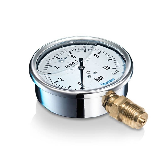 Manomètre Inox Ø100mm, 0 .. 250 bar, G1/2-laiton, IP65 - MIT5-D32.B35-Lire la description