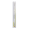 Manomètre à colonne verticale, 25-0-25 mbar, liquide VF.1 - GF.500, E6, VF1, mbar