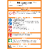 Betriebsanweisung Säuren und Laugen, CLP/GHS, Kunststoff, 210x297mm, ASR A1.3, DIN EN ISO 7010