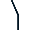 Symbol Lasttrenner 4mm,für Blindschaltbilder,Folie,selbstklebend,19x70mm