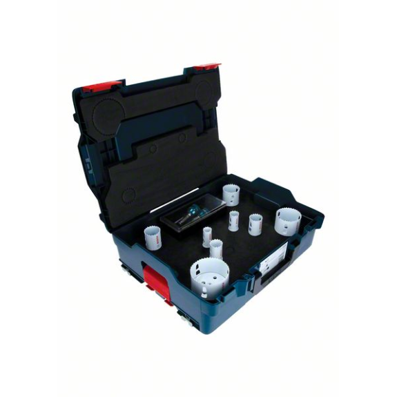 Bosch Coffret lectricien 11 pices, 1 scie cloche Progressor pour bois et mtal-Lire la description