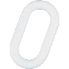Verbindungsglieder, weiß, Kunststoff, Ø 6mm, 20/VE Verbindungsglieder, weiß, Kunststoff, Ø 6mm, 20/VE